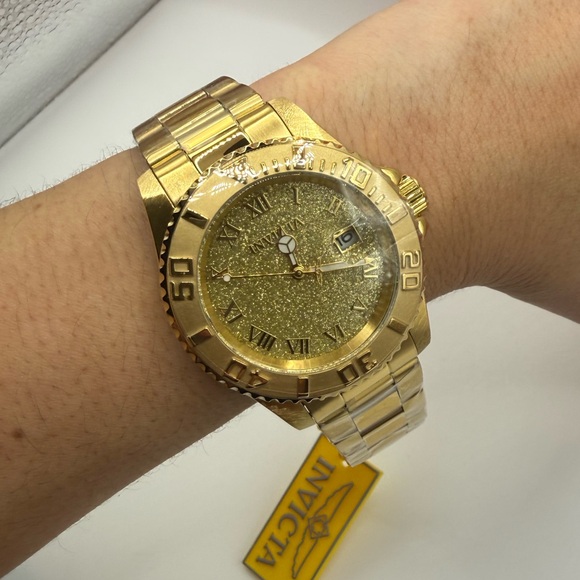 Invicta Angel Swiss Ronda 515 Caliber Women’s Watch- 40mm Gold on Gold - Picture 3 of 9